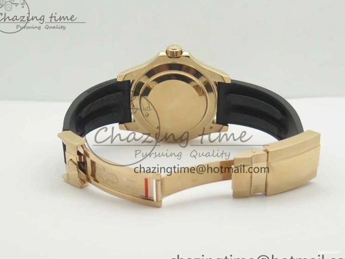 Noob Extra Edition (Free Black Strap) Yacht-Master Rubber 904L On Strap 116695SATS 40 Best 1:1 Case 1231